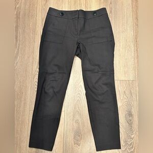 LOFT Julie Skinny Black Pants